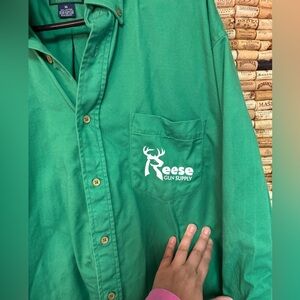 Vintage Outdoor hunting heavyweight cotton button down size XL